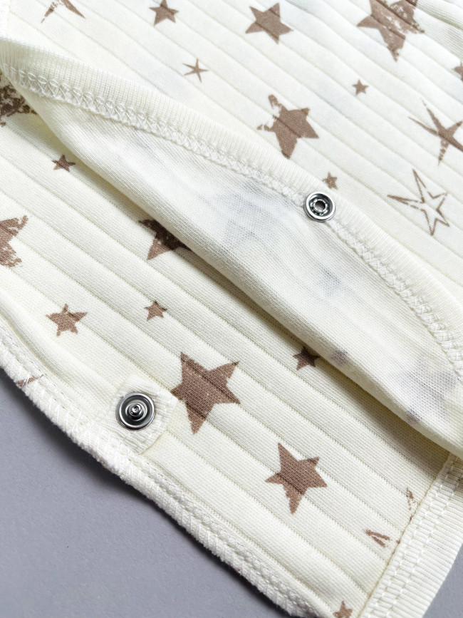 Набор распашонок для новорожденных малышей, Ванилька, Первая звезда  Набор распашонок для новорожденных малышей, Ванилька, Первая звезда