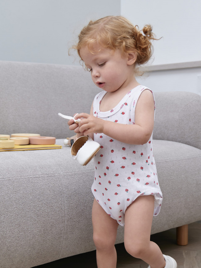 Детская боди майка, Моя ягодка, клубнички