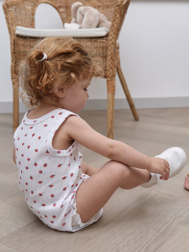 Детская боди майка, Моя ягодка, клубнички