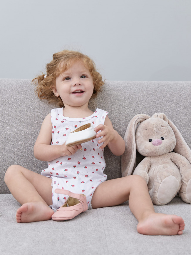 Детская боди майка, Моя ягодка, клубнички