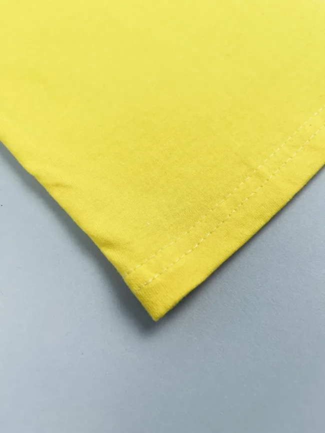 Футболка детская с коротким рукавом, желтая, базовая Футболка детская с коротким рукавом, желтая, базовая