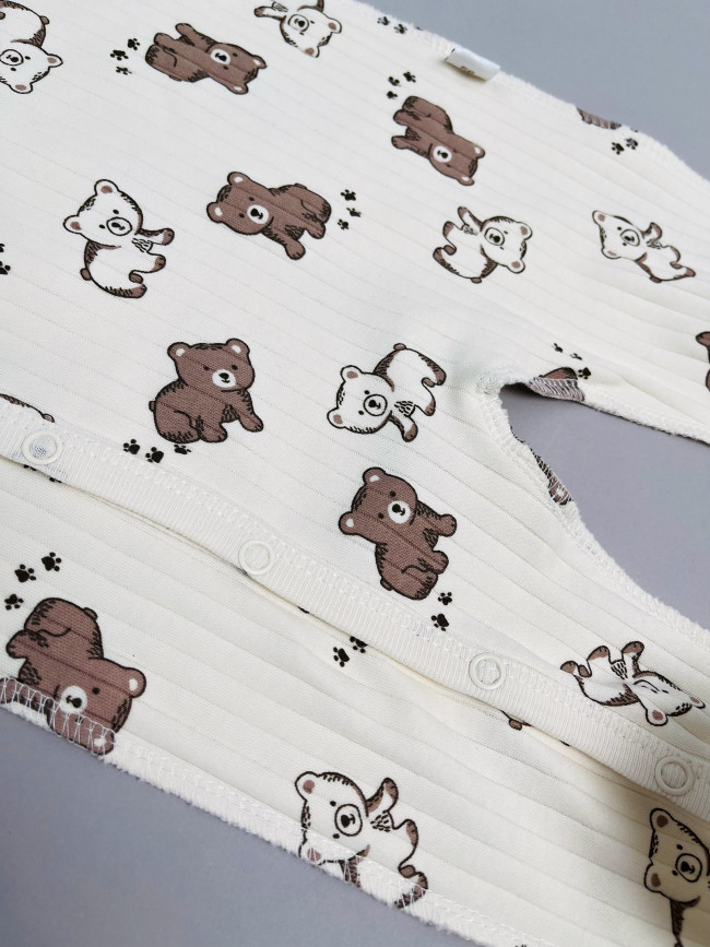 Набор детских комбинезонов на кнопках, Ванилька, Мишкин сон