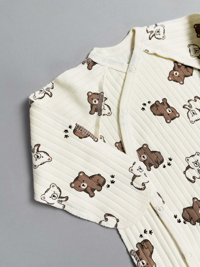 Набор детских комбинезонов на кнопках, Ванилька, Мишкин сон