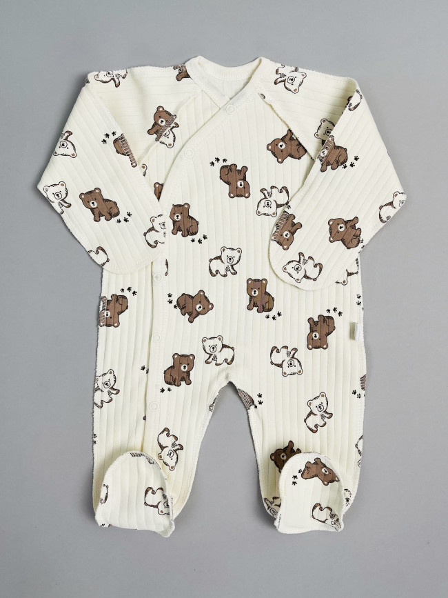 Набор детских комбинезонов на кнопках, Ванилька, Мишкин сон
