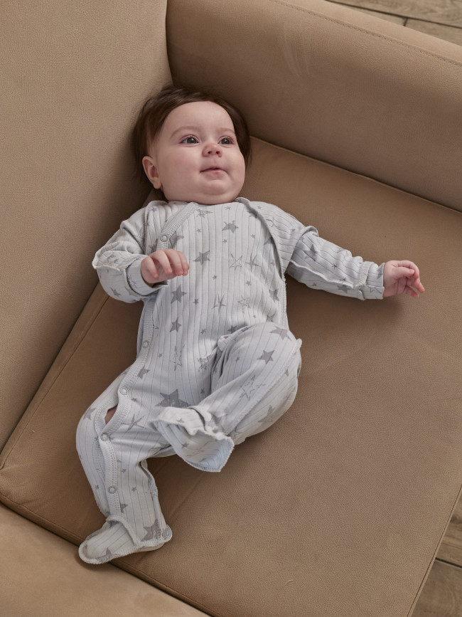 Набор детских комбинезонов на кнопках, Ванилька, Мишкин сон