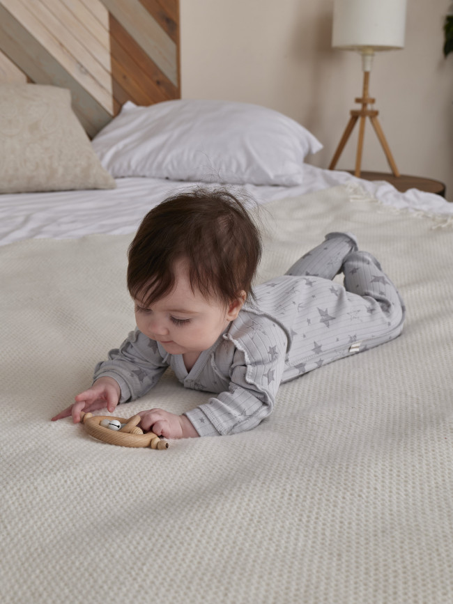 Набор детских комбинезонов на кнопках, Ванилька, Мишкин сон