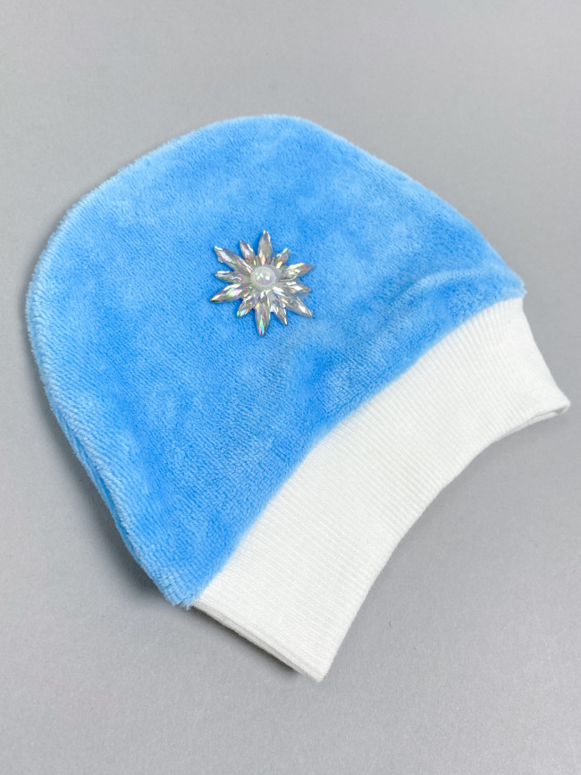 Детское нарядное платье для девочки с шапкой, Снегурочка