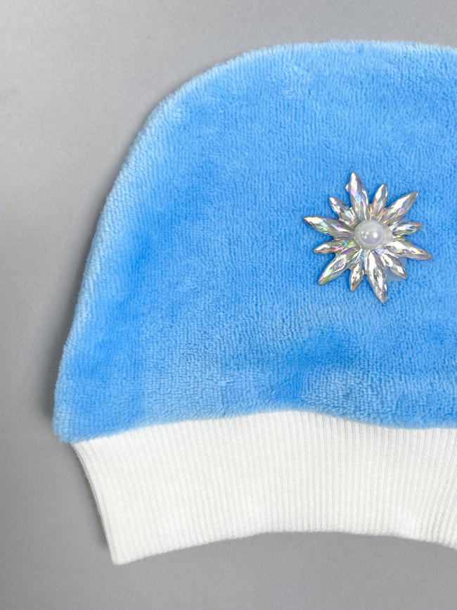 Детское нарядное платье для девочки с шапкой, Снегурочка