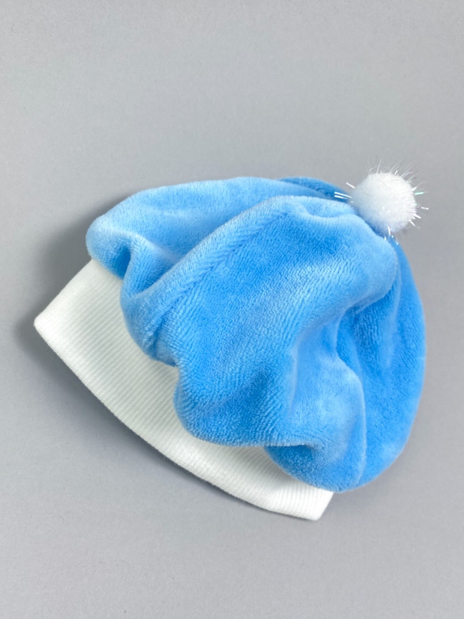 Детское нарядное платье для девочки с шапкой, Снегурочка