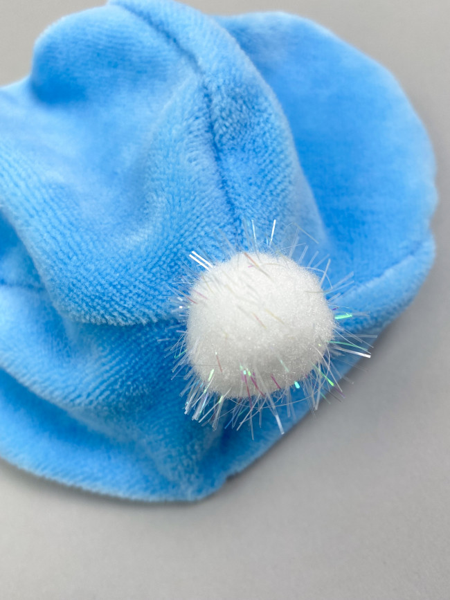 Детское нарядное платье для девочки с шапкой, Снегурочка