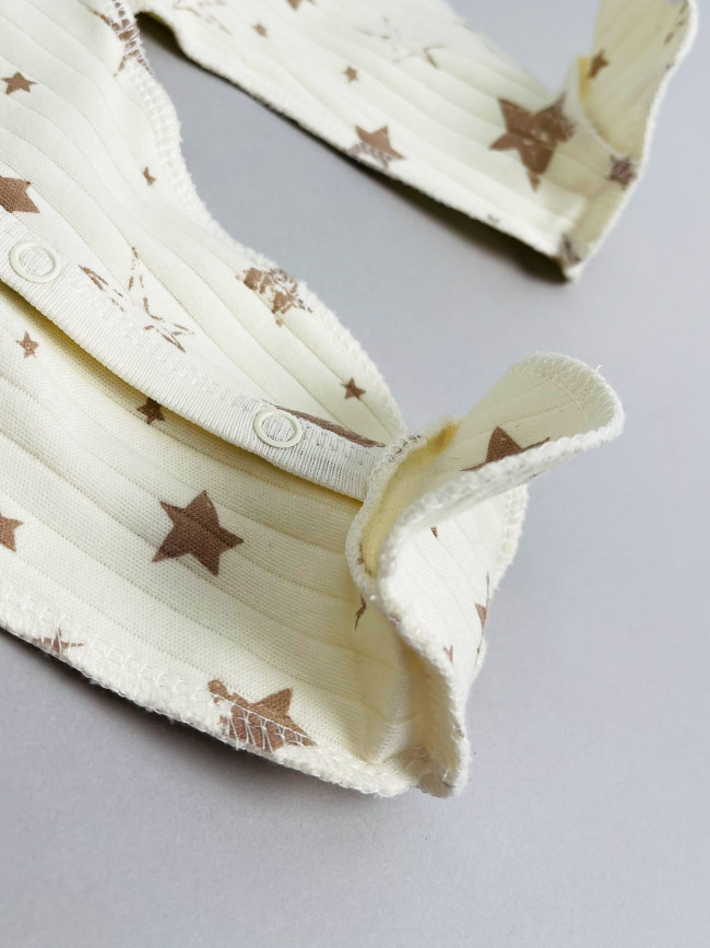 Набор детских комбинезонов на кнопках, Ванилька, Первая звезда