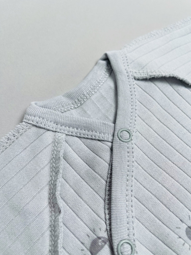 Набор детских комбинезонов на кнопках, Ванилька, Первая звезда