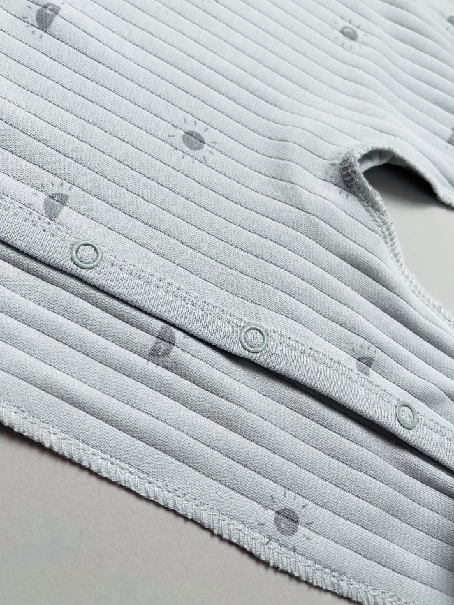 Набор детских комбинезонов на кнопках, Ванилька, Первая звезда