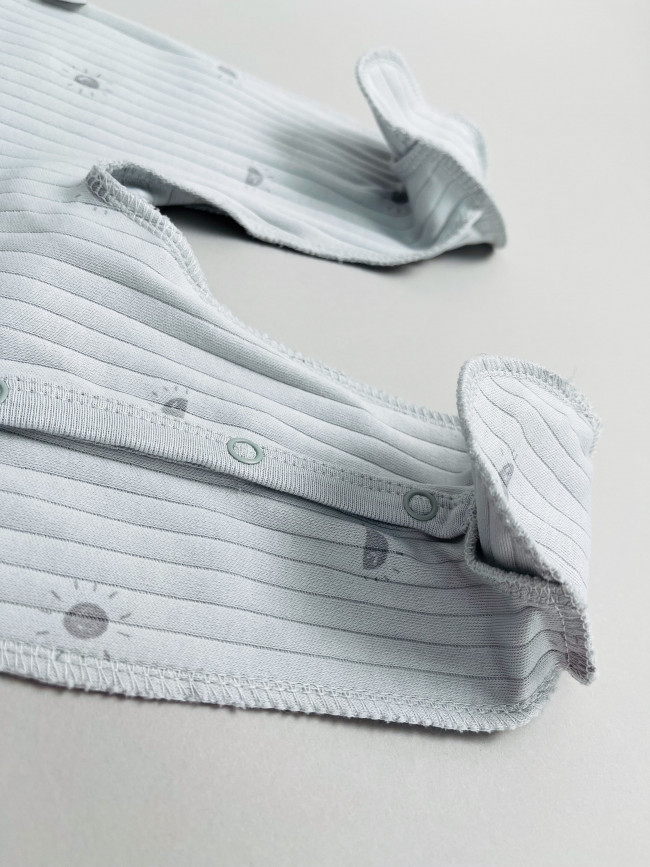 Набор детских комбинезонов на кнопках, Ванилька, Первая звезда