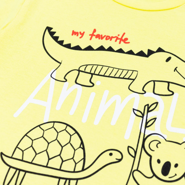 Футболка желтая, Animals