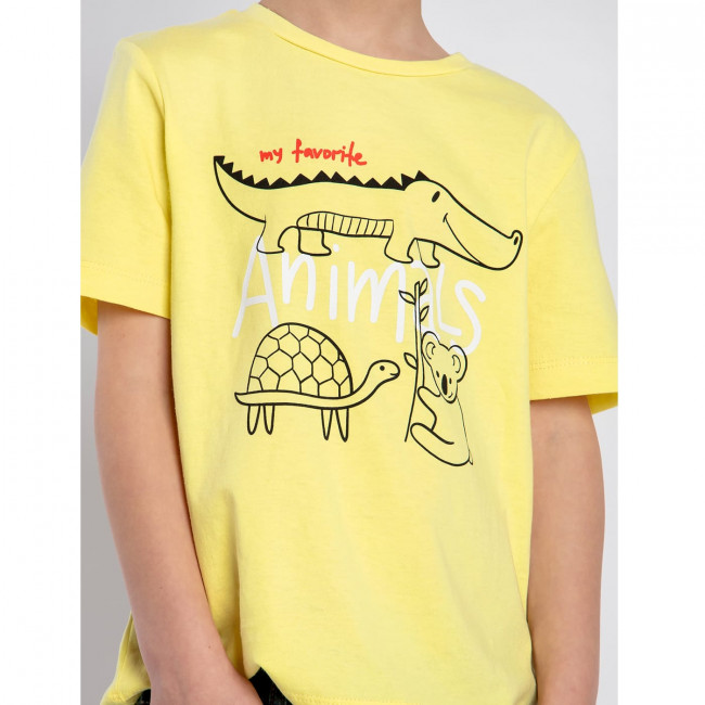 Футболка желтая, Animals