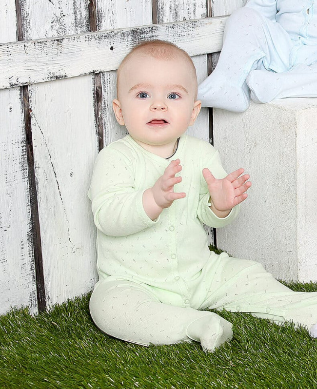 Комбинезон детский, киви, Ажур 