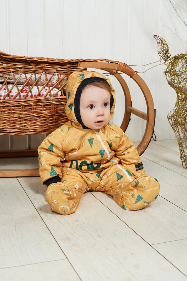 Комбинезон на синтепоне, цветной, Зимние каникулы Комбинезон на синтепоне, цветной, Зимние каникулы