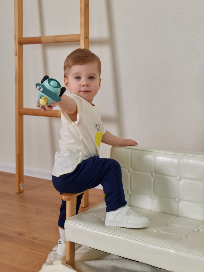 Футболка c коротким рукавом Dino Friday, молочная