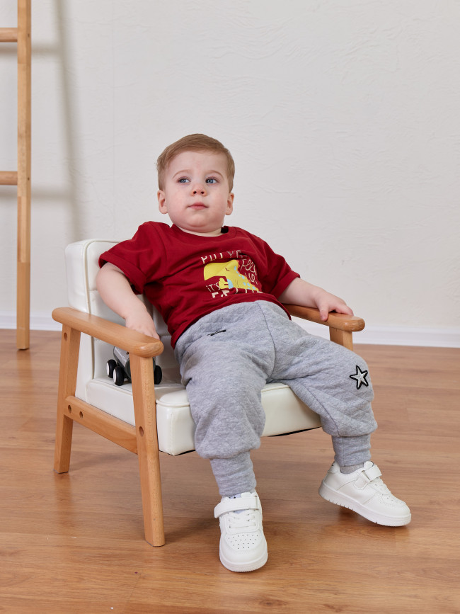 Футболка c коротким рукавом Dino Friday, красная Футболка c коротким рукавом Dino Friday, красная