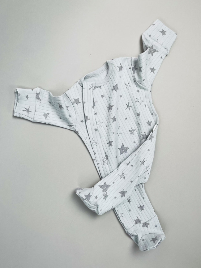 Набор детских комбинезонов на молнии, Ванилька, Мишкин сон, с ножками Набор детских комбинезонов на молнии, Ванилька, Мишкин сон, с ножками