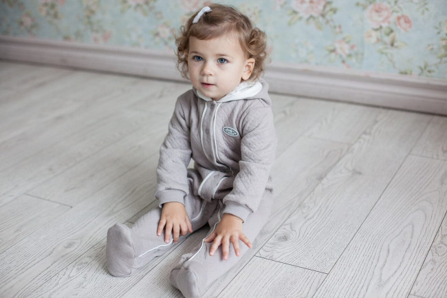 Комбинезон, бежевый, Дуэт