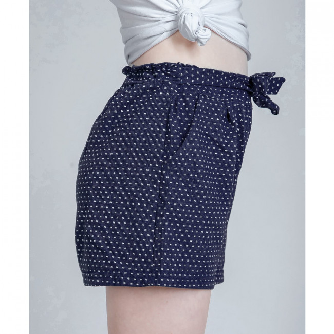 Шорты темно-синие, Пике