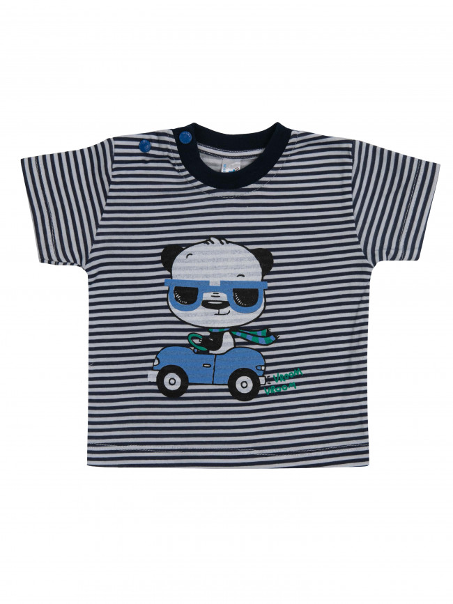 Футболка c коротким рукавом Vroom vroom, полосатая