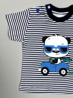 Футболка c коротким рукавом Vroom vroom, полосатая