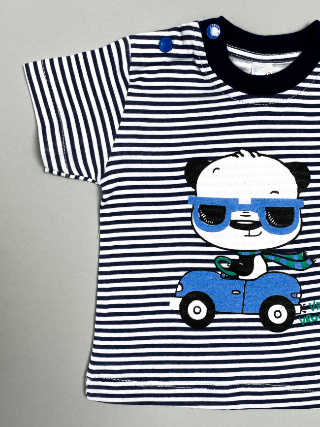 Футболка c коротким рукавом Vroom vroom, полосатая Футболка c коротким рукавом Vroom vroom, полосатая