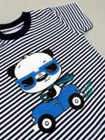 Футболка c коротким рукавом Vroom vroom, полосатая