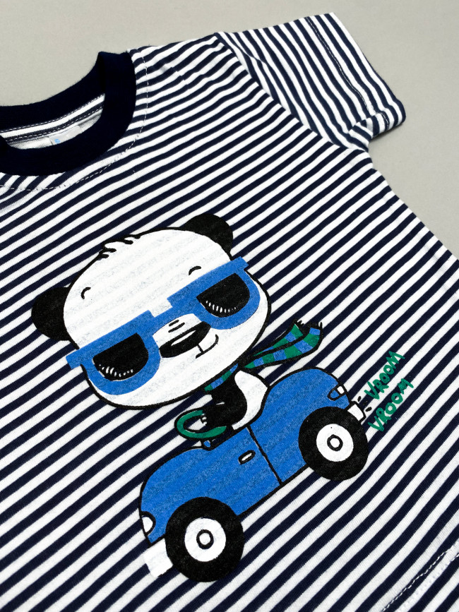 Футболка c коротким рукавом Vroom vroom, полосатая Футболка c коротким рукавом Vroom vroom, полосатая