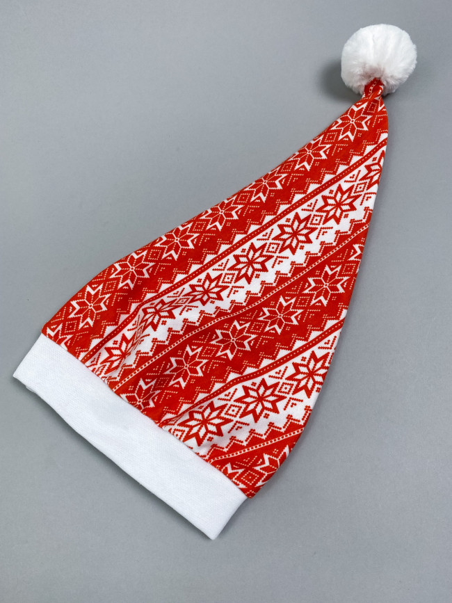 Новогодний комбинезон слип с колпачком, Звездочка, красный с белым