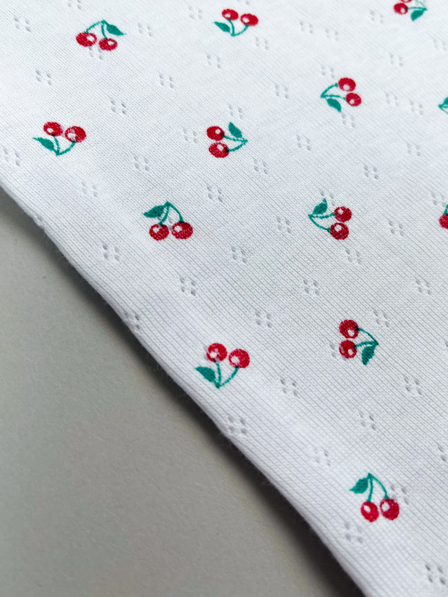 Футболка детская с коротким рукавом, Моя ягодка, вишенки