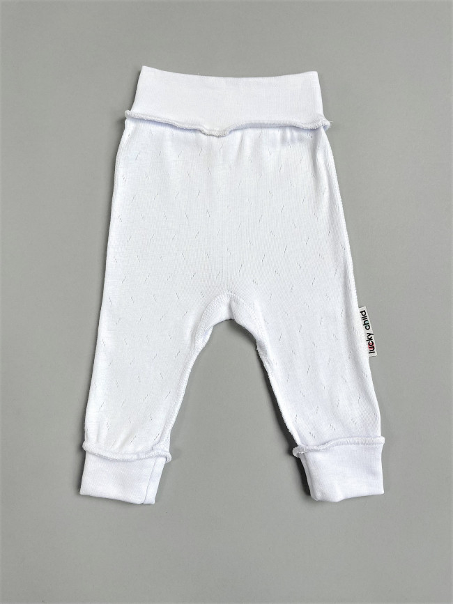 Штанишки детские, белые, Ажур Штанишки детские, белые, Ажур