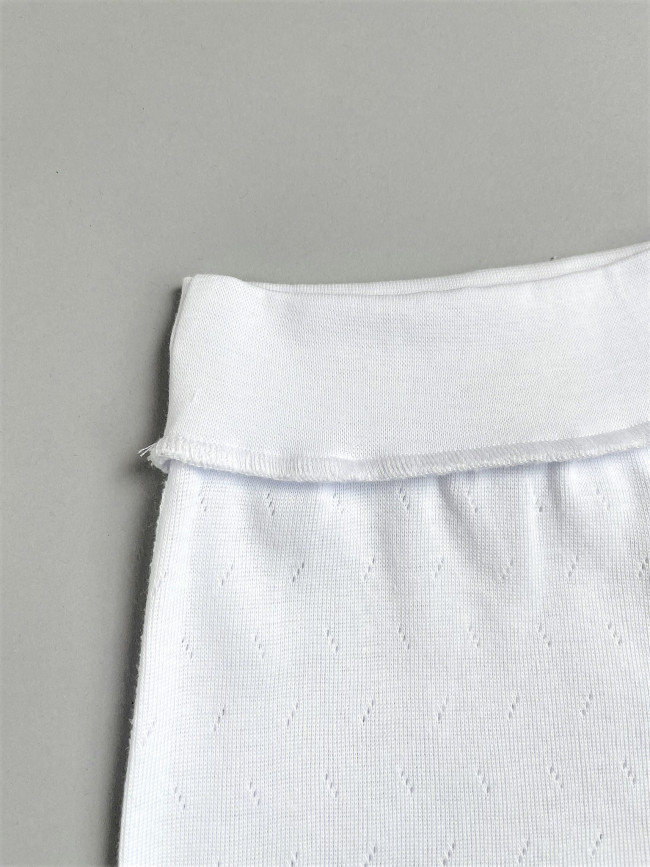 Штанишки детские, белые, Ажур Штанишки детские, белые, Ажур