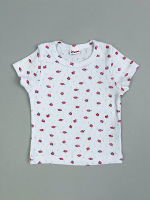 Футболка детская с коротким рукавом, Моя ягодка, клубнички
