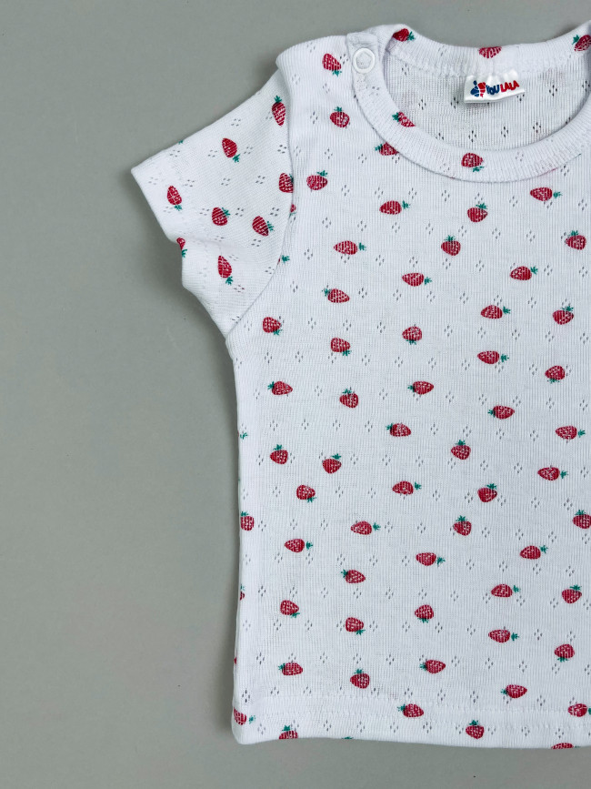 Футболка детская с коротким рукавом, Моя ягодка, клубнички Футболка детская с коротким рукавом, Моя ягодка, клубнички