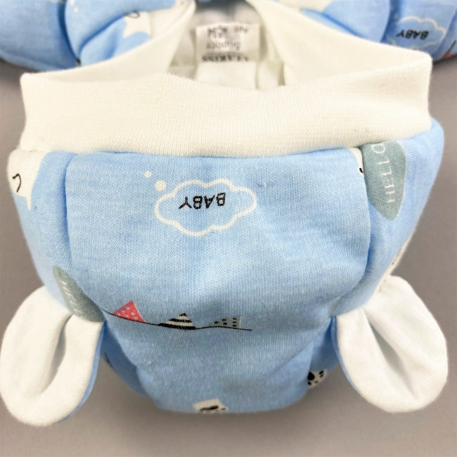 Комбинезон утепленный, голубой, Белые медведи