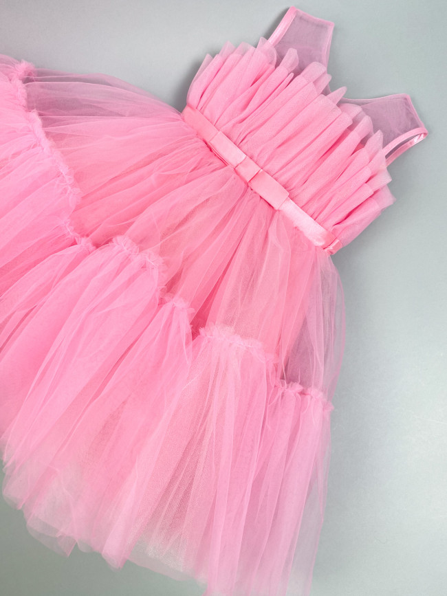 Нарядное детское розовое платье, Лилия Нарядное детское розовое платье, Лилия