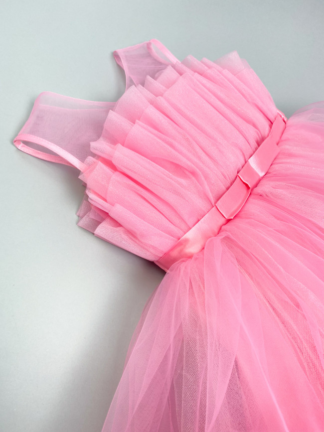 Нарядное детское розовое платье, Лилия Нарядное детское розовое платье, Лилия