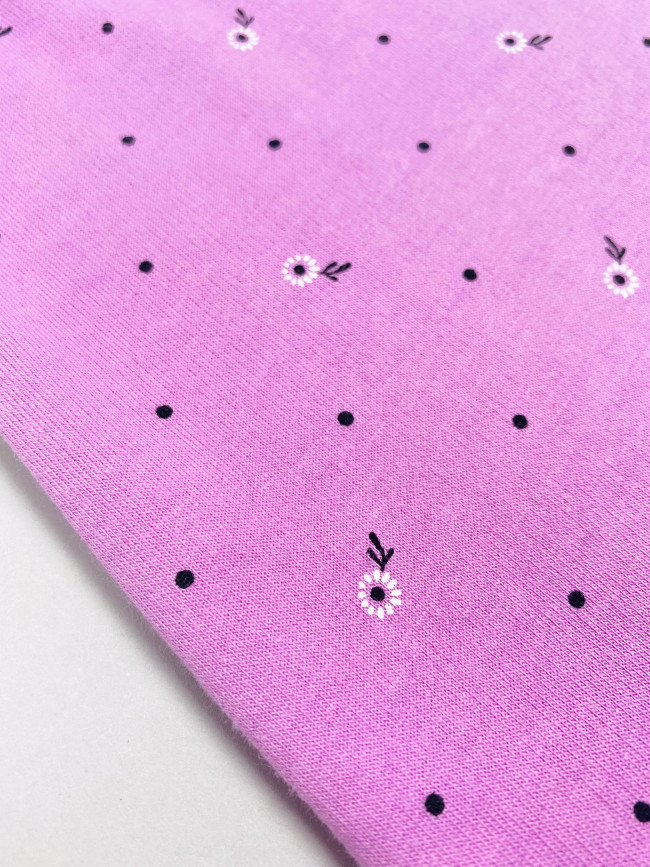 Платье детское с длинным рукавом, черника с молоком, Северные ягоды Платье детское с длинным рукавом, черника с молоком, Северные ягоды