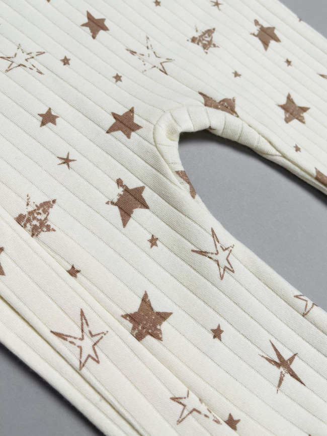 Набор детских комбинезонов на молнии, Ванилька, Первая звезда, без ножек