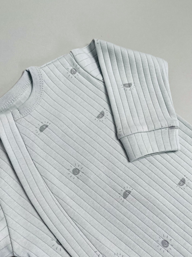 Набор детских комбинезонов на молнии, Ванилька, Первая звезда, без ножек