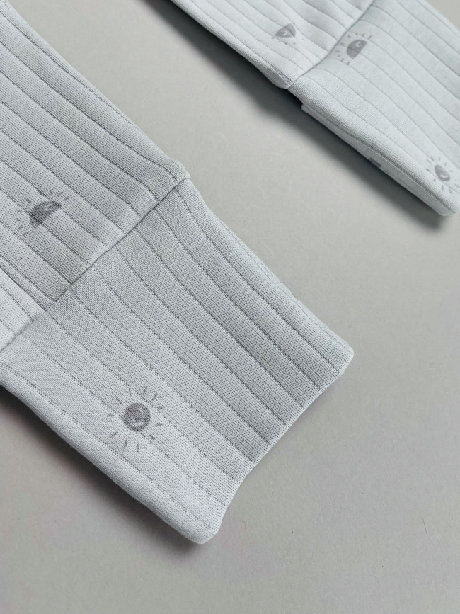 Набор детских комбинезонов на молнии, Ванилька, Первая звезда, без ножек