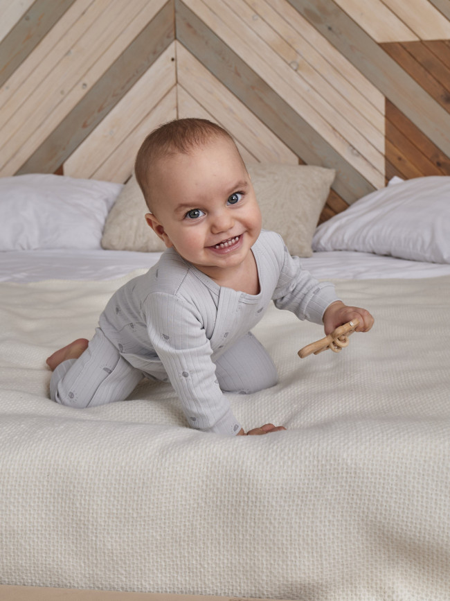 Набор детских комбинезонов на молнии, Ванилька, Первая звезда, без ножек